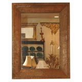 Antique Arts 
Crafts Rough Sawn Framed Mirror