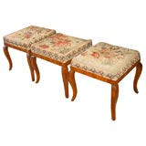 Set of Three Italian Benches