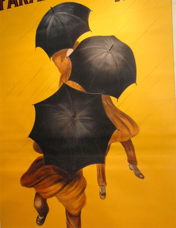 20th Century Giant Original Cappiello Poster, Parapluie Revel, 1929