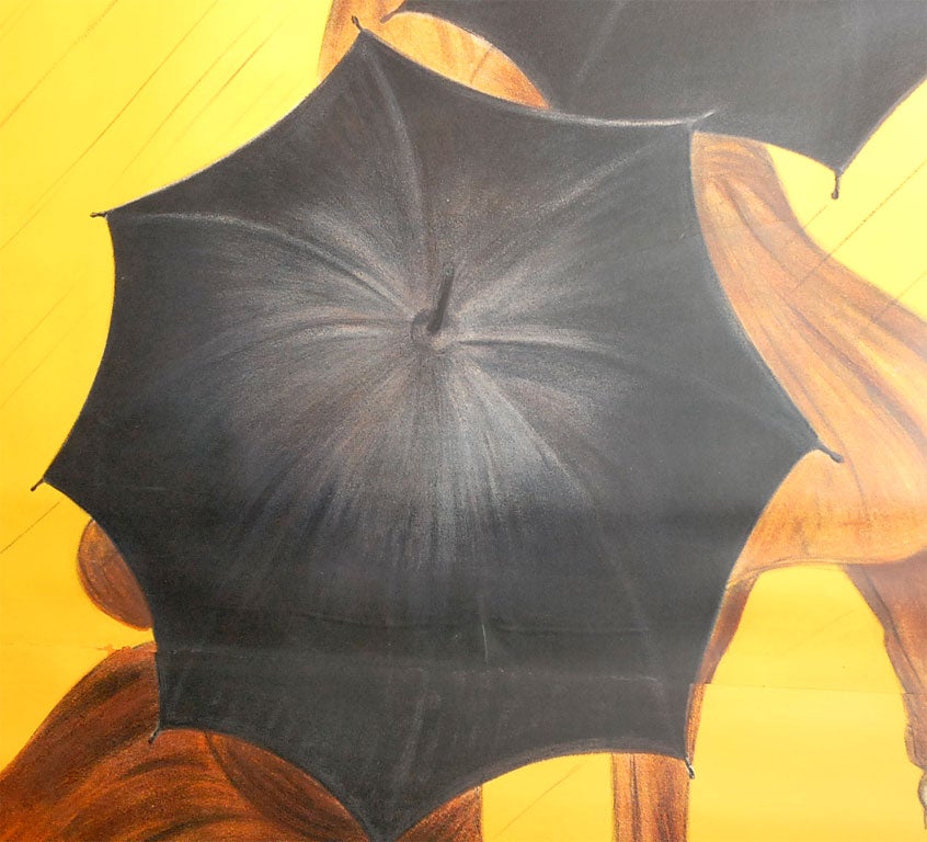 Giant Original Cappiello Poster, Parapluie Revel, 1929 2