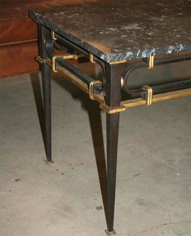 WROUGHT IRON COFFEE TABLE
