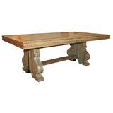 FRENCH CERUSE DINING TABLE