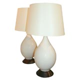 Vintage PAIR OF CERAMIC LAMPS