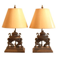 Pair of Empire Style Lamps