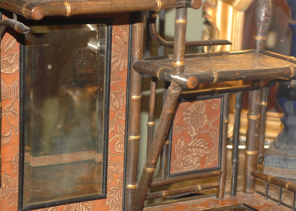 A 19th Century English Japanned Etagere For Sale 1