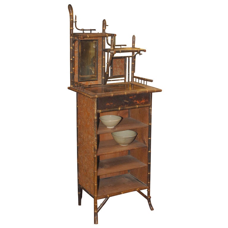 A 19th Century English Japanned Etagere For Sale