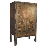 A Qing Dynasty  Lacquered Cabinet