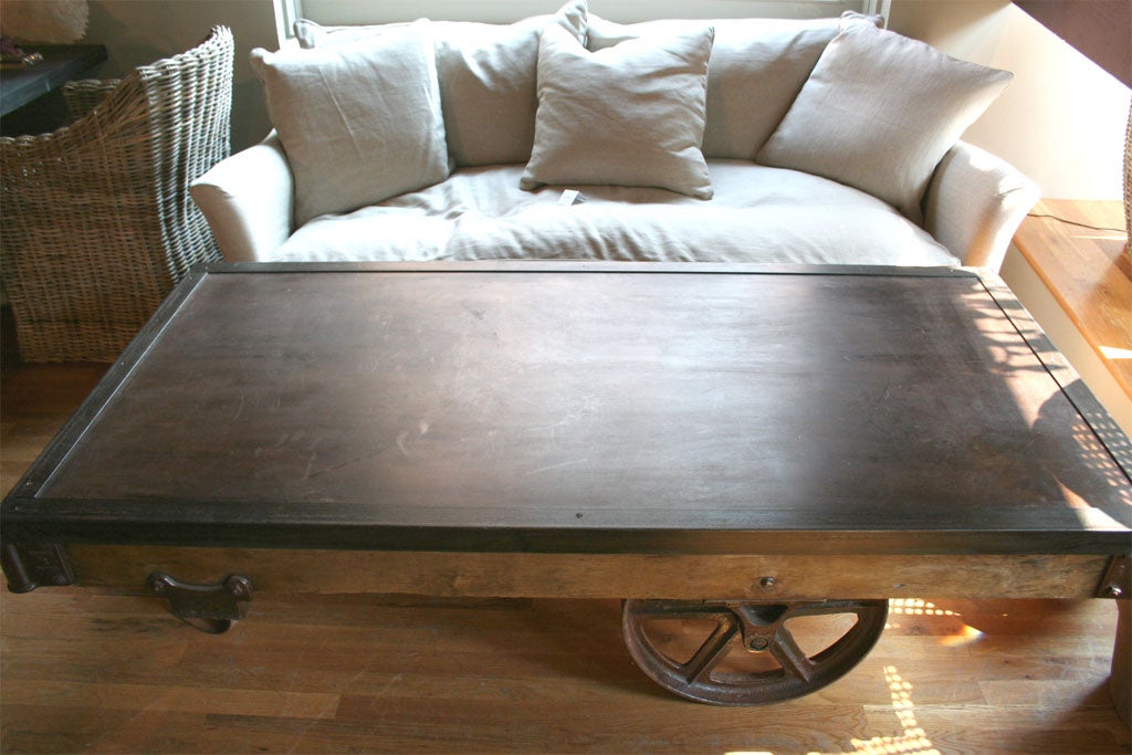 Industrial Cart Coffee Table 1