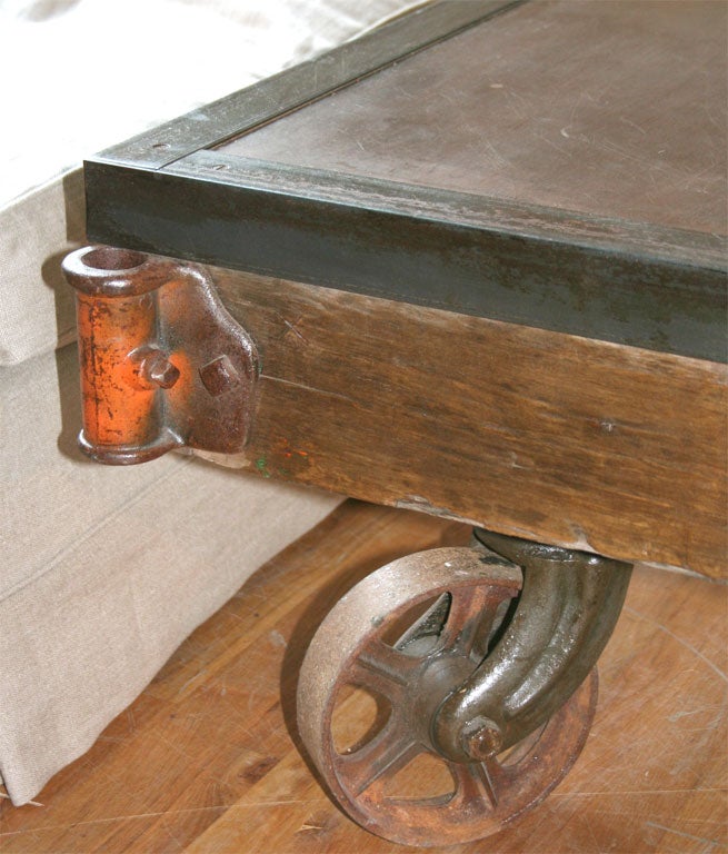 Industrial Cart Coffee Table 3