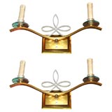 Pair of  French 40's Sconces