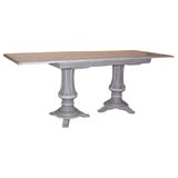 Painted Double Pedestal Table