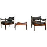 Rosewood Modus Seating Group by Kristian Vedel