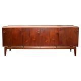 Teak and Brass Sideboard by A. Hovmann Olsen