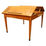 French Fruitwood Lift-Top Extension Table, Circa 1800
