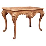 Period Louis XV Gilt Center Table