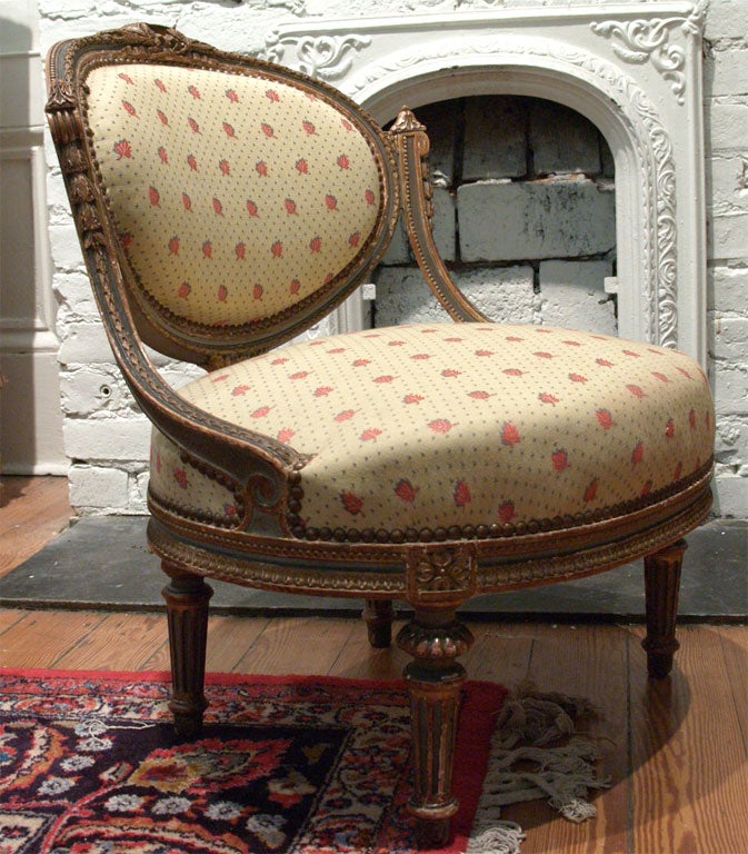 Pair of Napoleon III Slipper Chairs 2