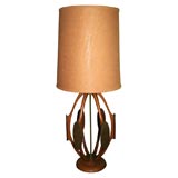 Vintage Large Sculptural Single Lamp
