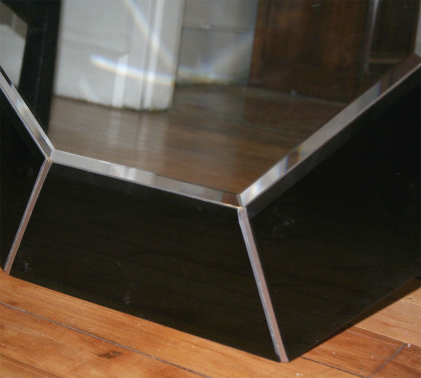 Modern octagonal mirror