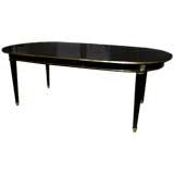 Ebonized
Gilt Jansen Dining Room Table Ebonized
Gilt Jansen Dining Room Table