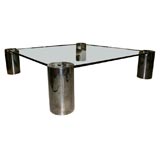 Giant Karl Springer Glass Coffee Table