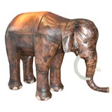 Giant Abercrombie & Fitch Leather Elephant Bar