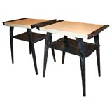 pair of tables in the manner of James Mont