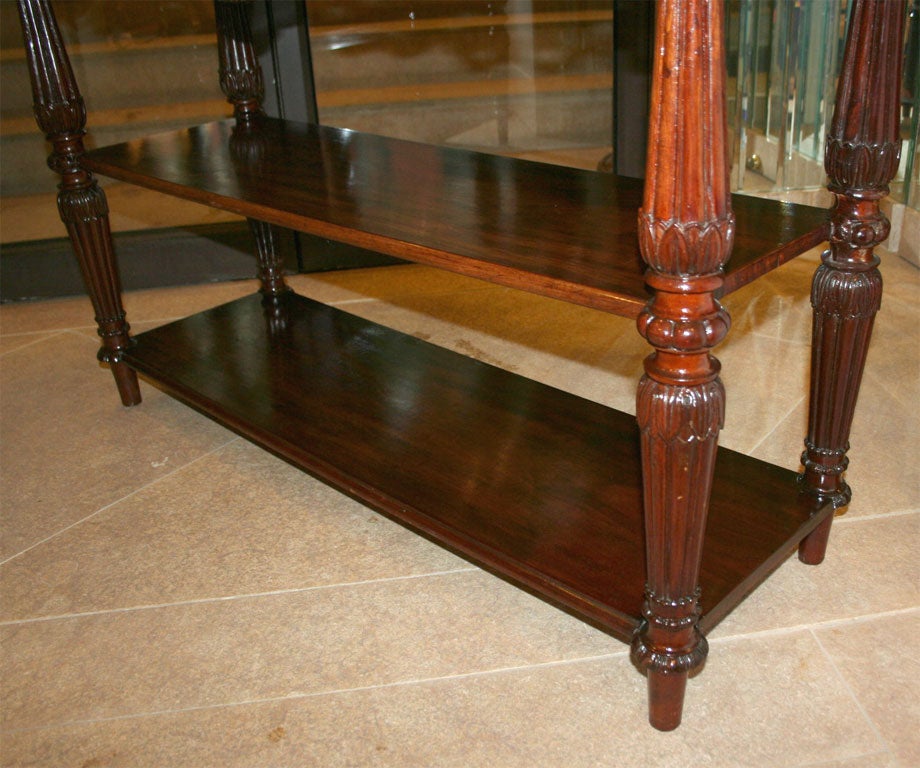 PAIR of Mahogany Three Tier Etageres, 19th Century 1