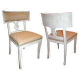 Pair of Painted "Bellman" Chairs