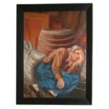 Oil Painting of Hobo, Anonymous