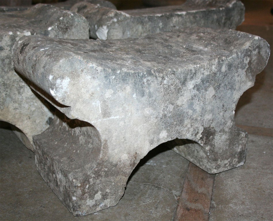 Carved Limestone Garden Stools