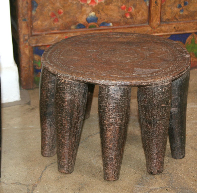 Nigerian Nupe Stool Side Table