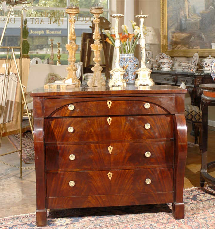 Mahogany Empire Chest of Drawers