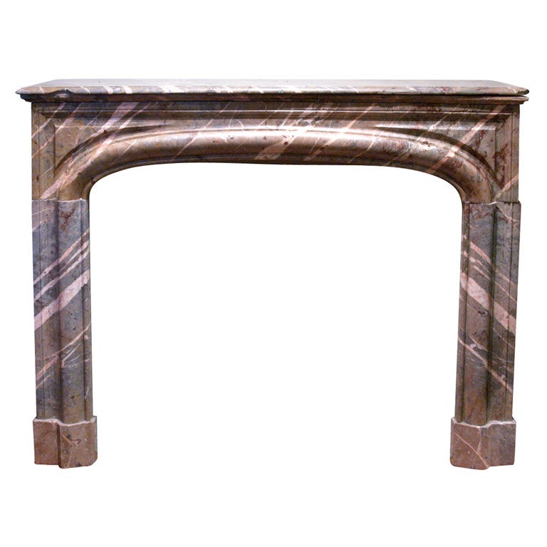 18th Century French Marble Mantle For Sale