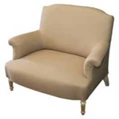 Period Napoleon III Painted Leg Small Marquise Settee 5