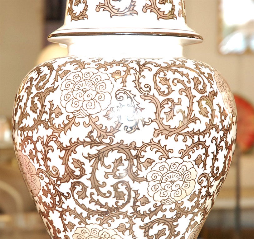 Ginger Jar Lamp Bases In Excellent Condition In West Hollywood, CA