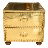 60's Brass Chest of Drawers