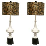 Pair of 60's Chapman Finial Lamps