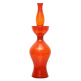 Tall Blenko Decanter with Stopper by Wayne Husted