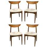 Set of Four Vintage Danish Chairs Set of Four Vintage Danish Chairs
