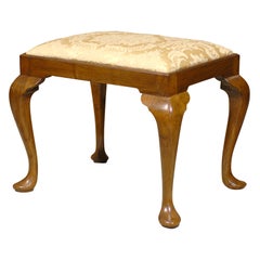 Antique 19th c. Queen Anne Style  Stool