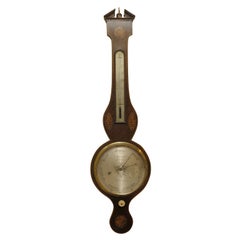 19th c. Mahogany Barometer