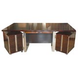 UNIQUE BIG MODERN DESK BY ICO PARISI FOR MIM