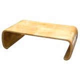 BIG PARCHMENT SCROLL COFFEE TABLE