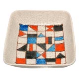 Large Square Bowl by Guido Gambone