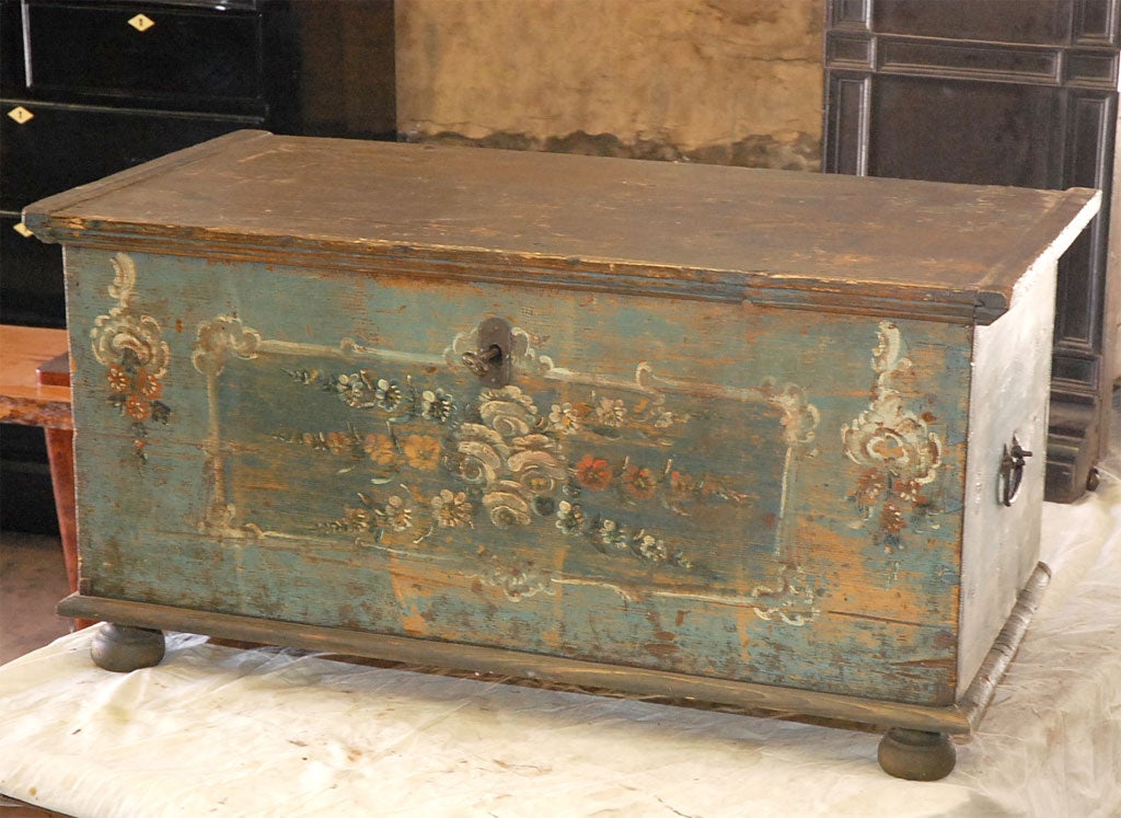 19th Century Italian Painted Chest