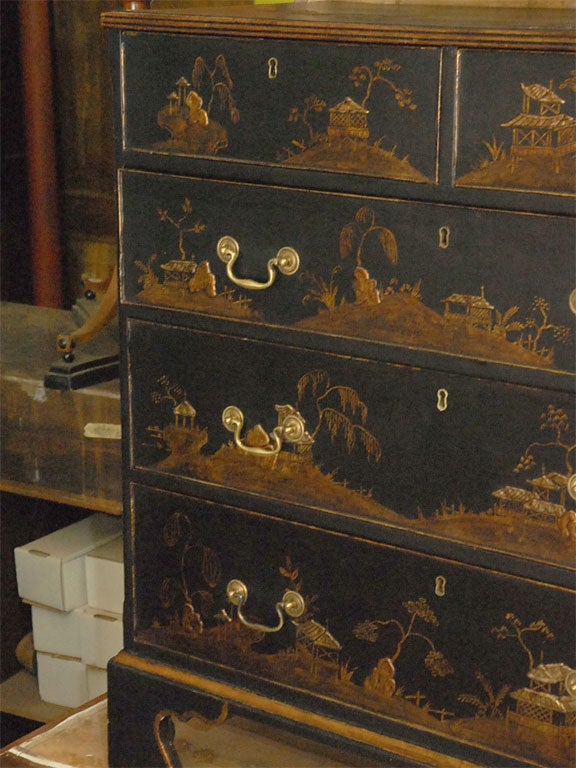 Chinoiserie Chest of Drawers In Excellent Condition In Los Angeles, CA