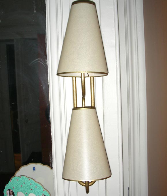 French Two 1950s Sconces by Jean Royère