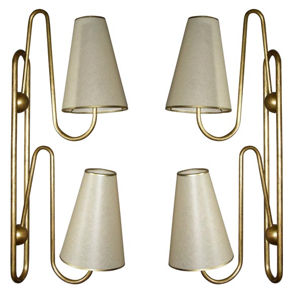 Two 1950s Sconces by Jean Royère