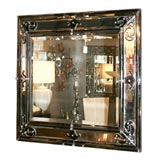 Large Venetian Wall Mirror in Smoked Mirror