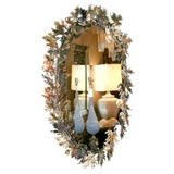 Maple Leaf Framed Mirror by C. Jere